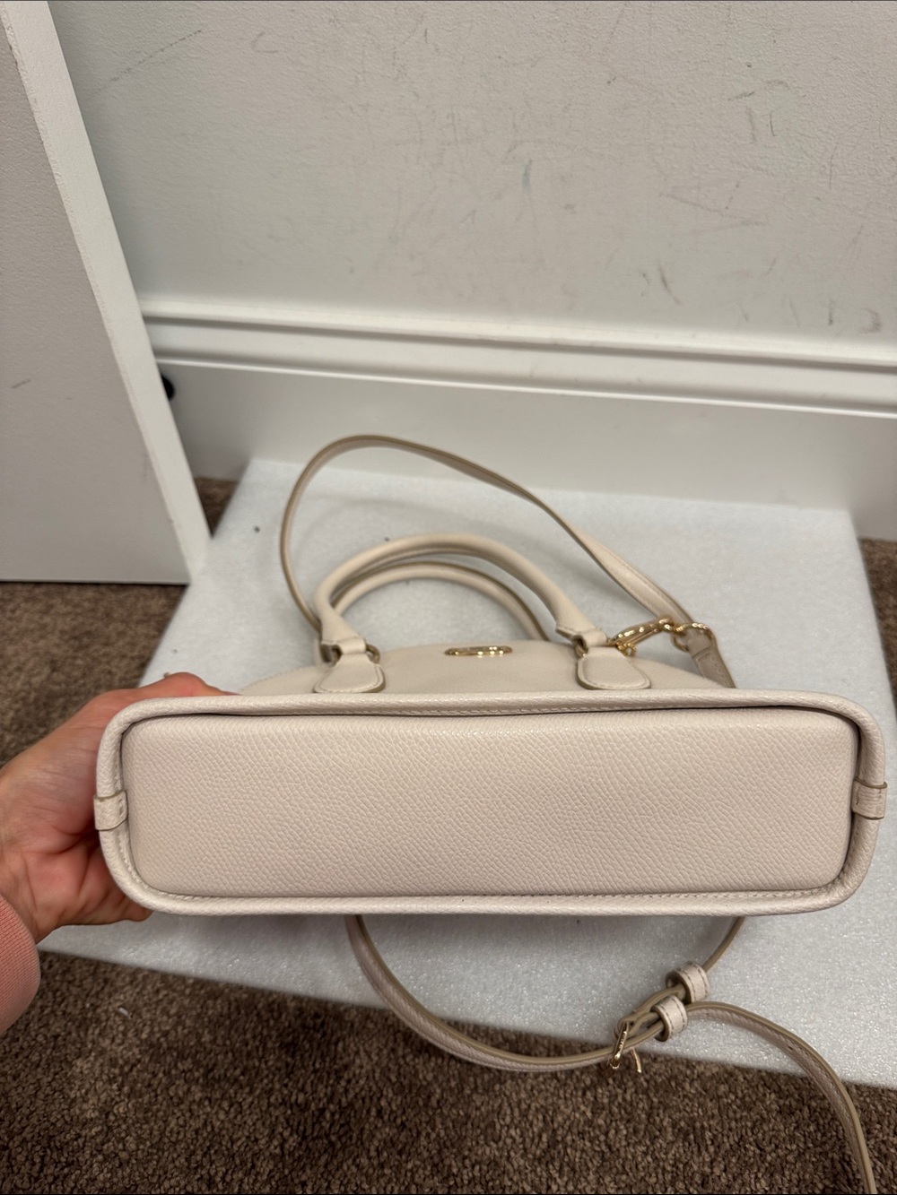Coach Cora mini dome satchel crossbody bag with hangtag - Picture 7 of 9
